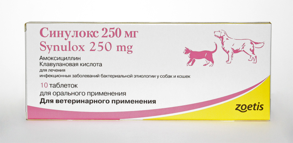 Синулокс таб. 250 мг